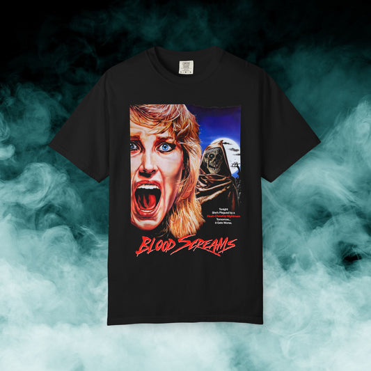 Blood Screams Horror Movie T-shirt (Merch)