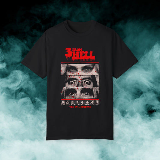 3 From Hell Horror Movie T-shirt (Merch)