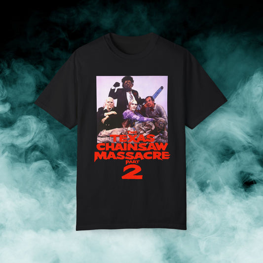 The Texas Chainsaw Massacre 2 Horror Movie T-shirt (Merch)