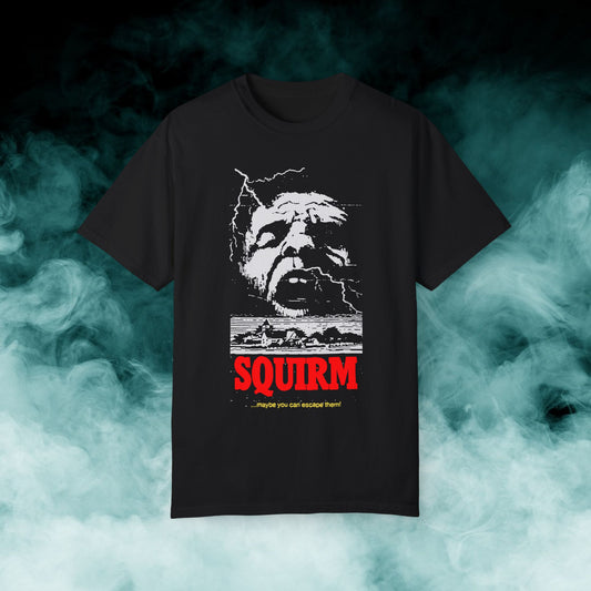 Squirm "Maybe you can escape them" Horror Movie T-shirt (Merch)