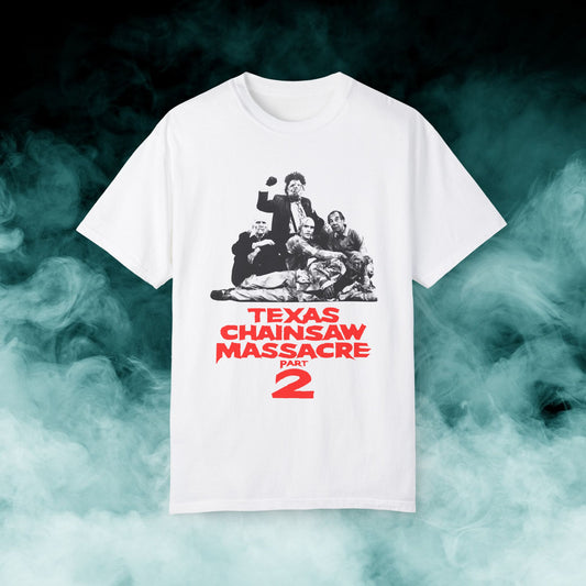Texas Chainsaw Massacre 2 Horror Movie T-shirt (Merch)