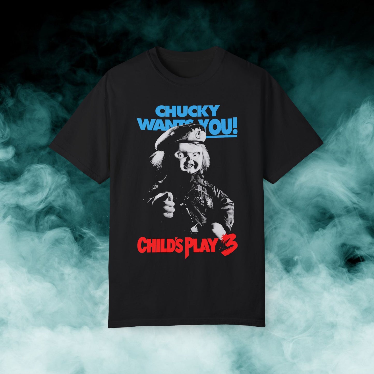 Child's Play 3 "Chucky Wants you!" Horror Movie T-shirt (Merch)