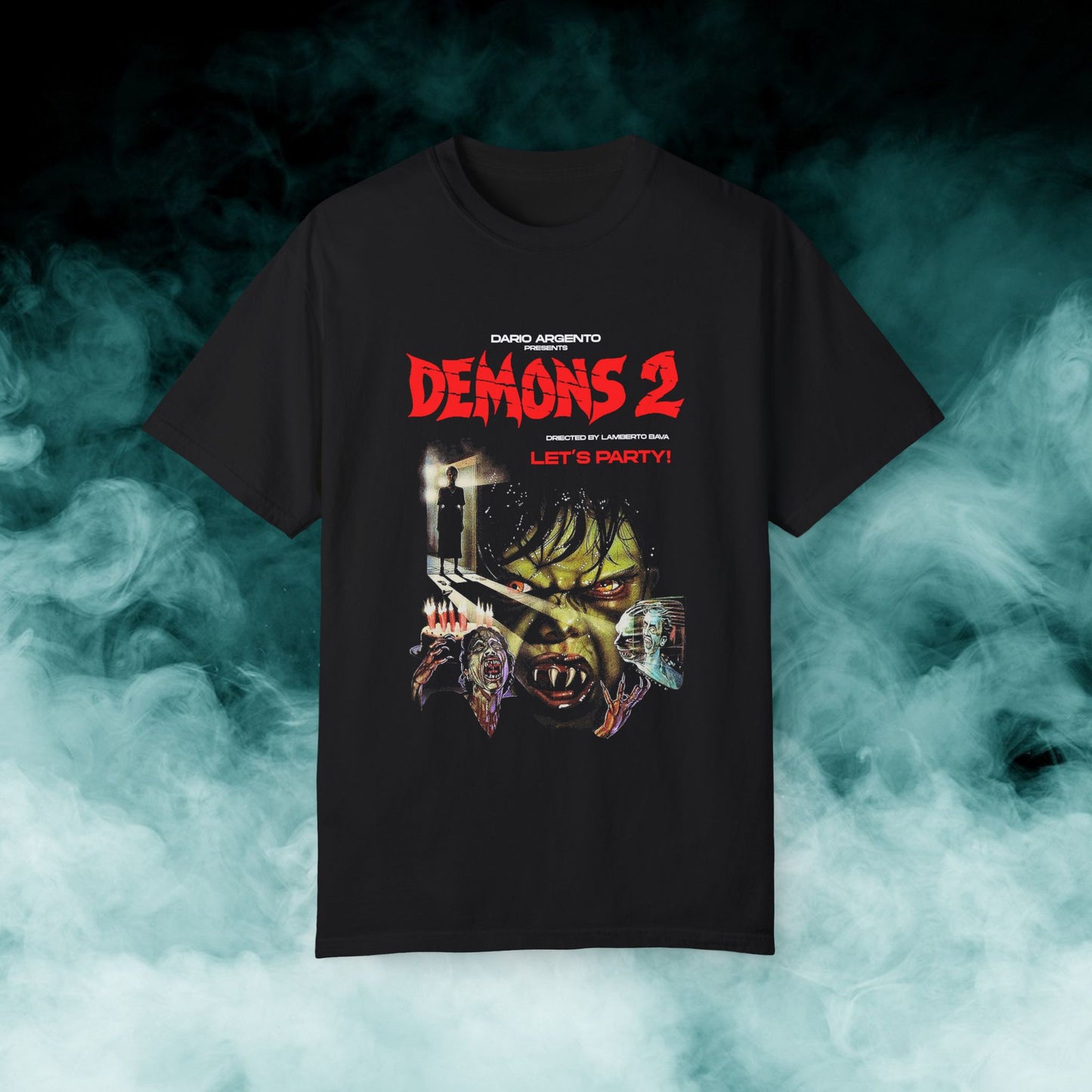 Demons 2 "Let's party!" Horror Movie T-shirt (Merch)