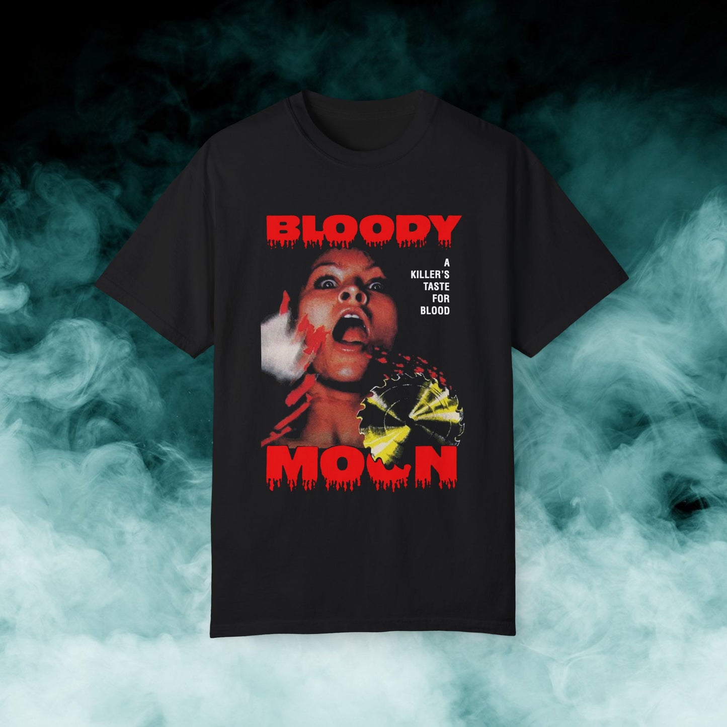 Bloody Moon Horror Movie T-shirt (Merch)