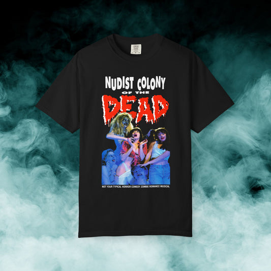 Nudist Colony of the Dead Horror Movie T-shirt (Merch)