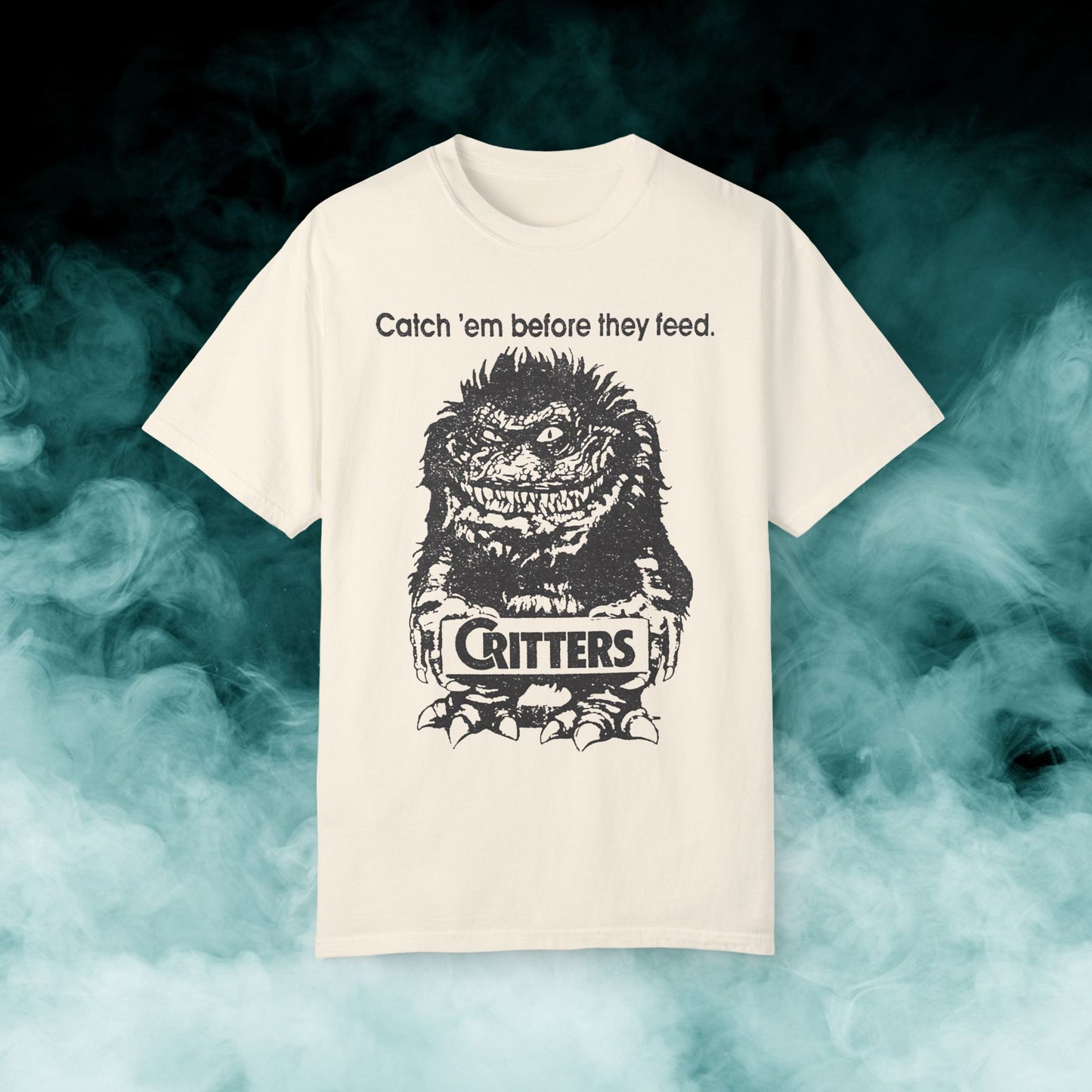 Critters "Catch em before they feed" Horror Movie T-shirt (Merch)