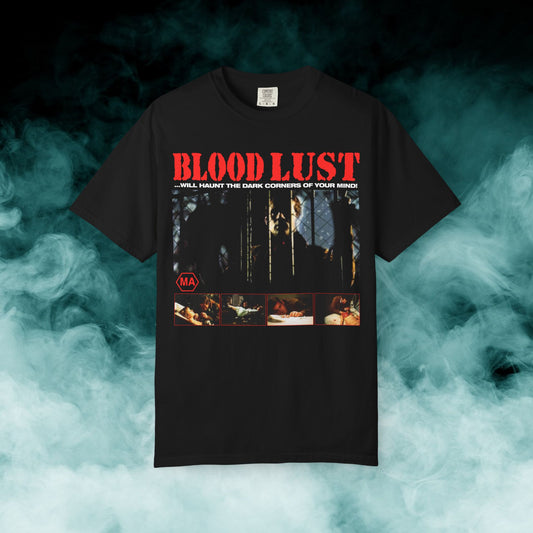 Blood Lust Horror Movie T-shirt (Merch)