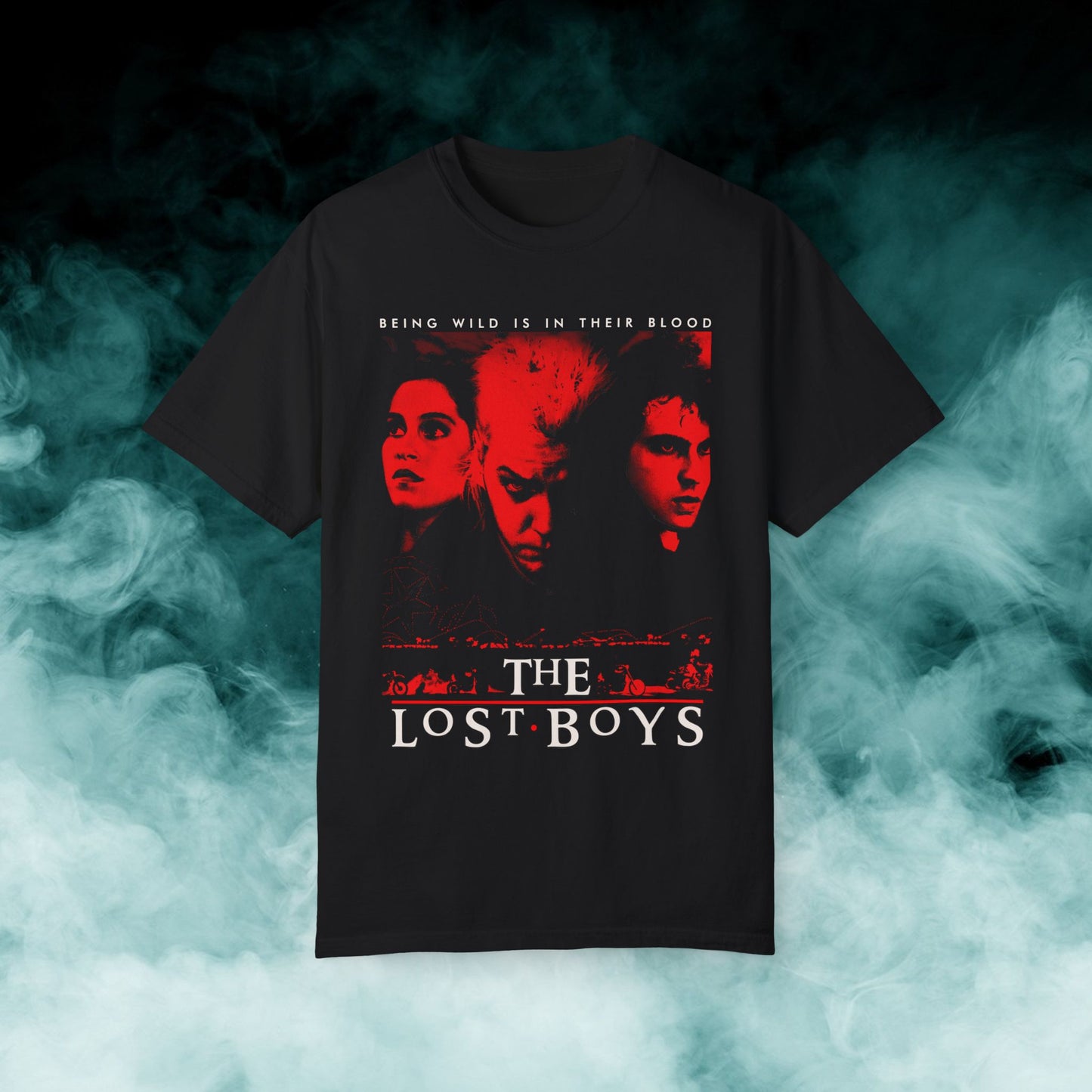 The Lost Boys "Being wild is in their blood" Horror Movie T-shirt (Merch)