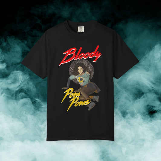 Bloody Pom Poms Horror Movie T-shirt (Merch)
