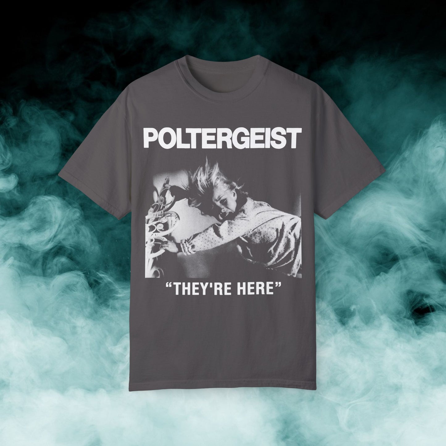 Poltergeist "They're here" Horror Movie T-shirt (Merch)
