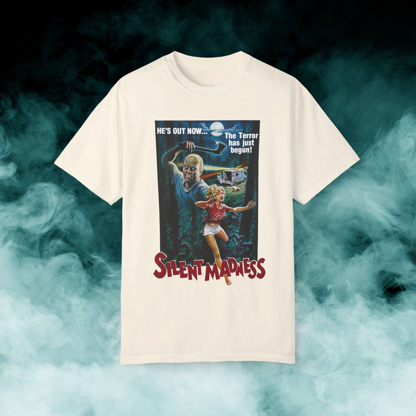 Silent Madness Horror Movie T-shirt (Merch)