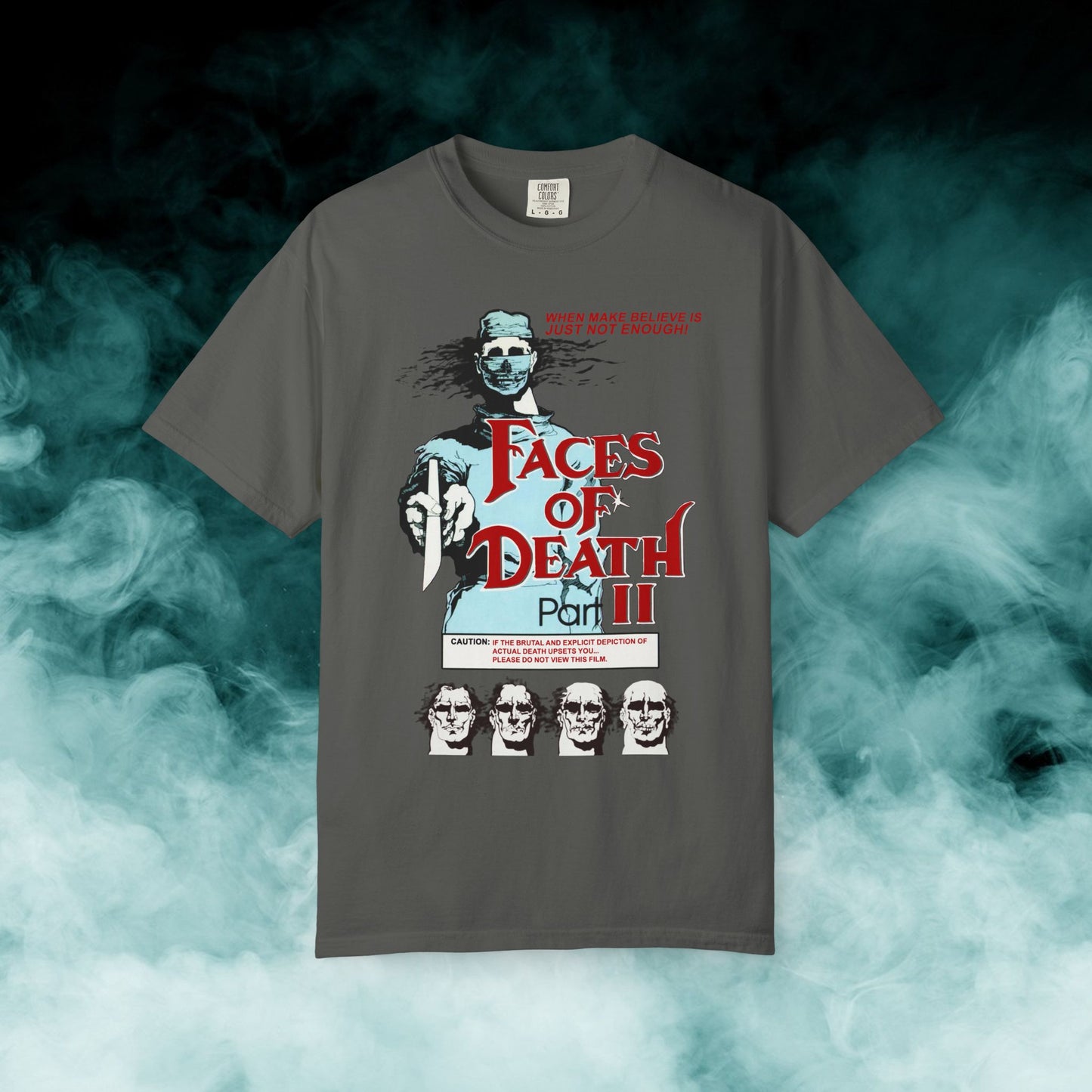 Faces of Death Part 2 Horror Movie T-shirt (Merch)