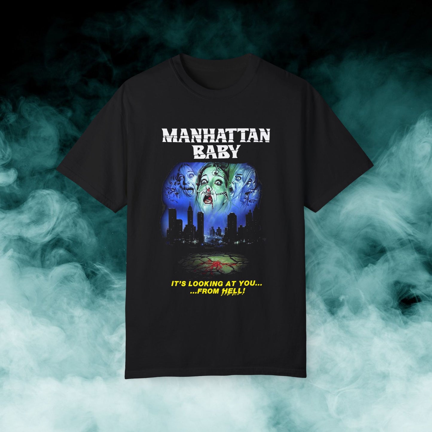 Manhattan Baby Lucio Fulci V1 Horror Movie T-shirt (Merch)