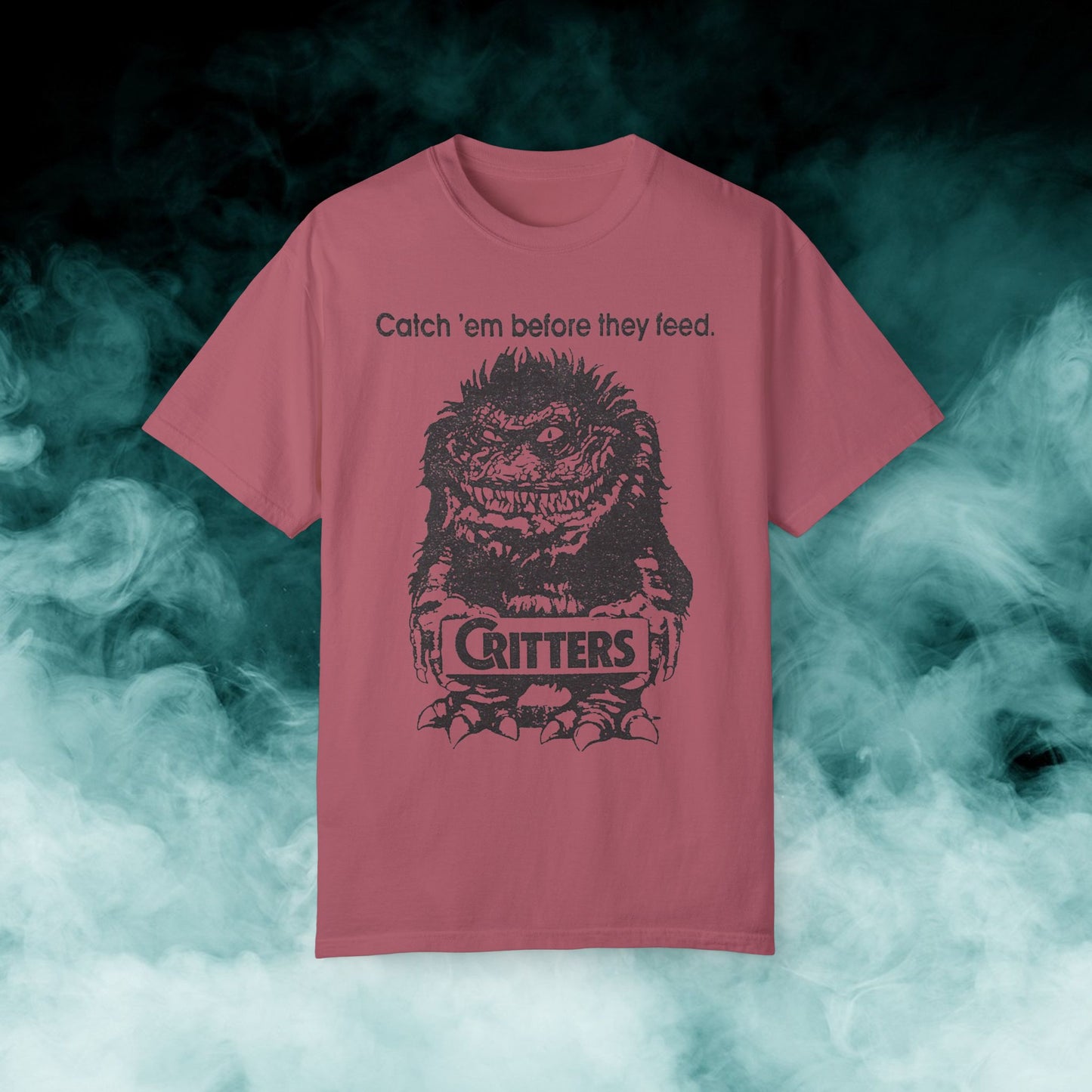 Critters "Catch em before they feed" Horror Movie T-shirt (Merch)