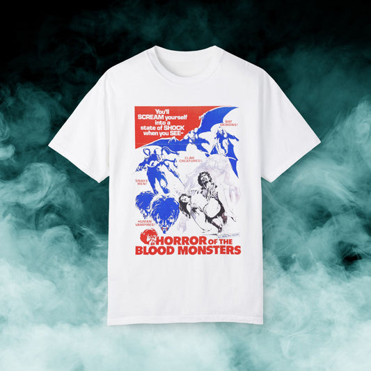 Horror of the Blood Monsters Horror Movie T-shirt (Merch)