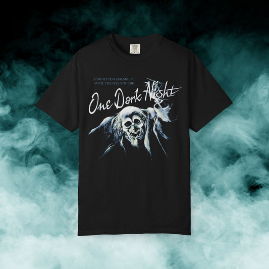 One Dark Night Horror Movie T-shirt (Merch)