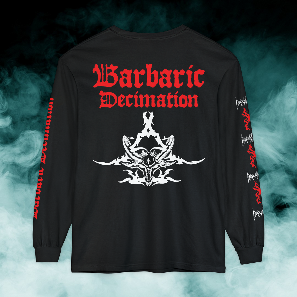 Repudilation - Barbaric Decimation Long Sleeve T-shirt (Merch) PRE-ORDER