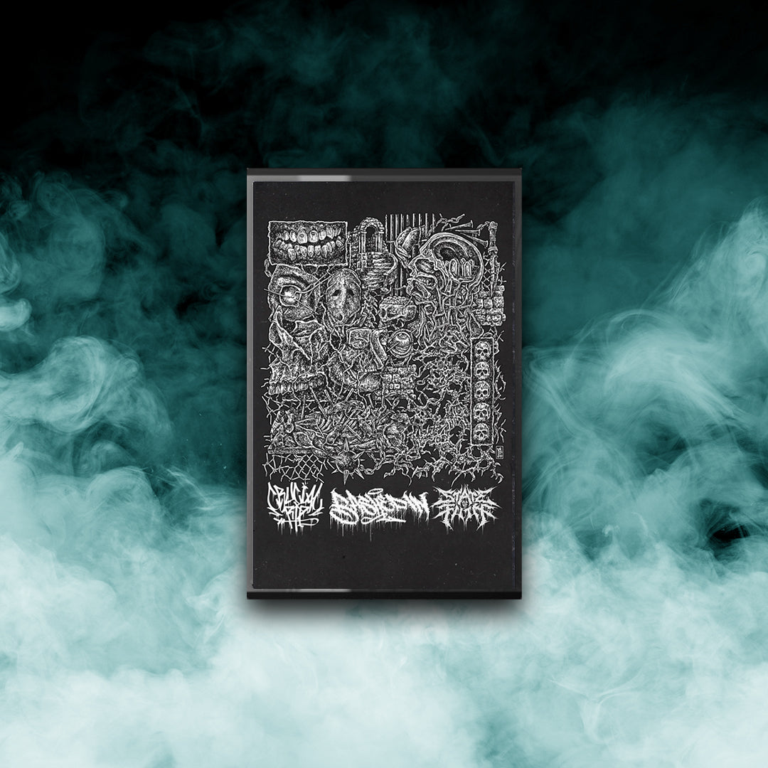 Crucial Rip / State of Filth / Bashed In - Forensick Malpractice (Tape)