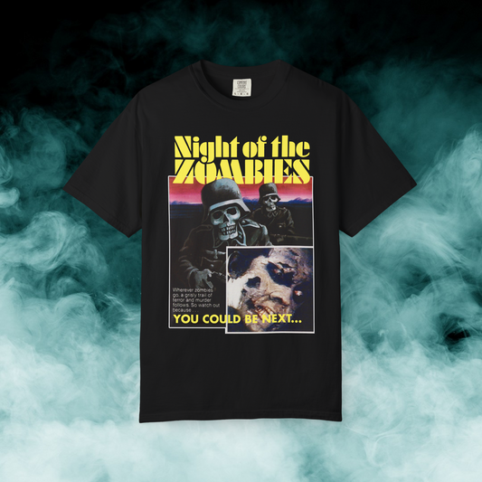 Night of the Zombies Horror Movie T-shirt (Merch)