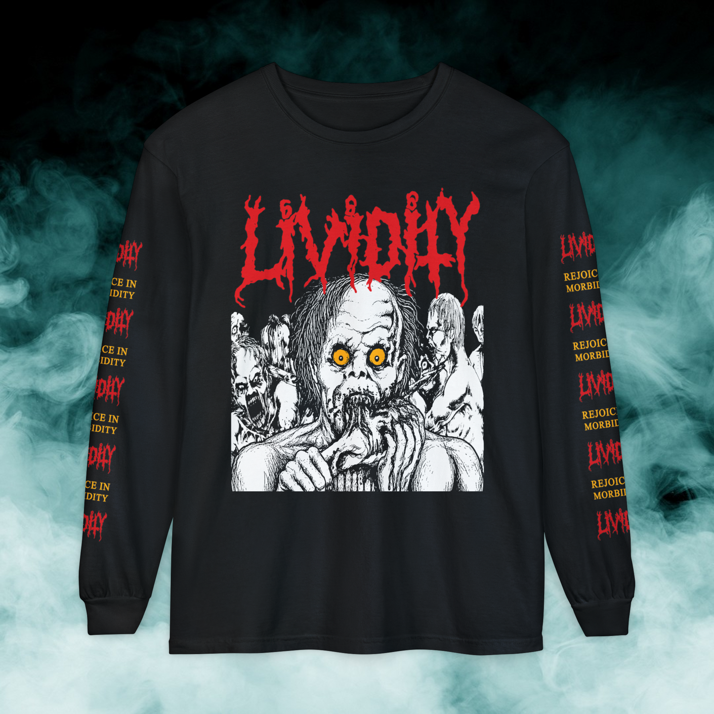 Lividity - Fetish for the Sick + Rejoice in Morbidity Longsleeve T-shirt (Merch) PRE-ORDER