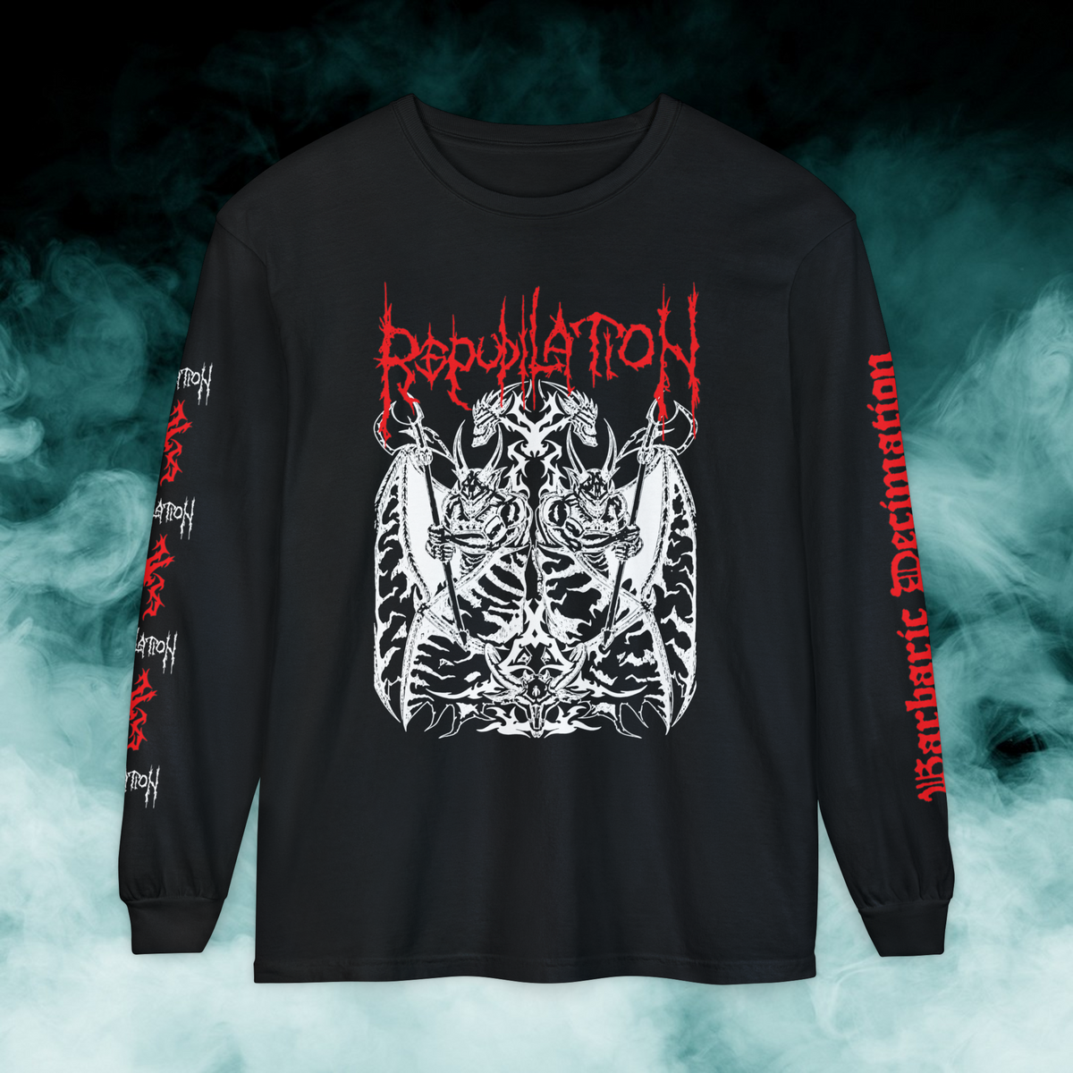 Repudilation - Barbaric Decimation Long Sleeve T-shirt (Merch) PRE-ORDER