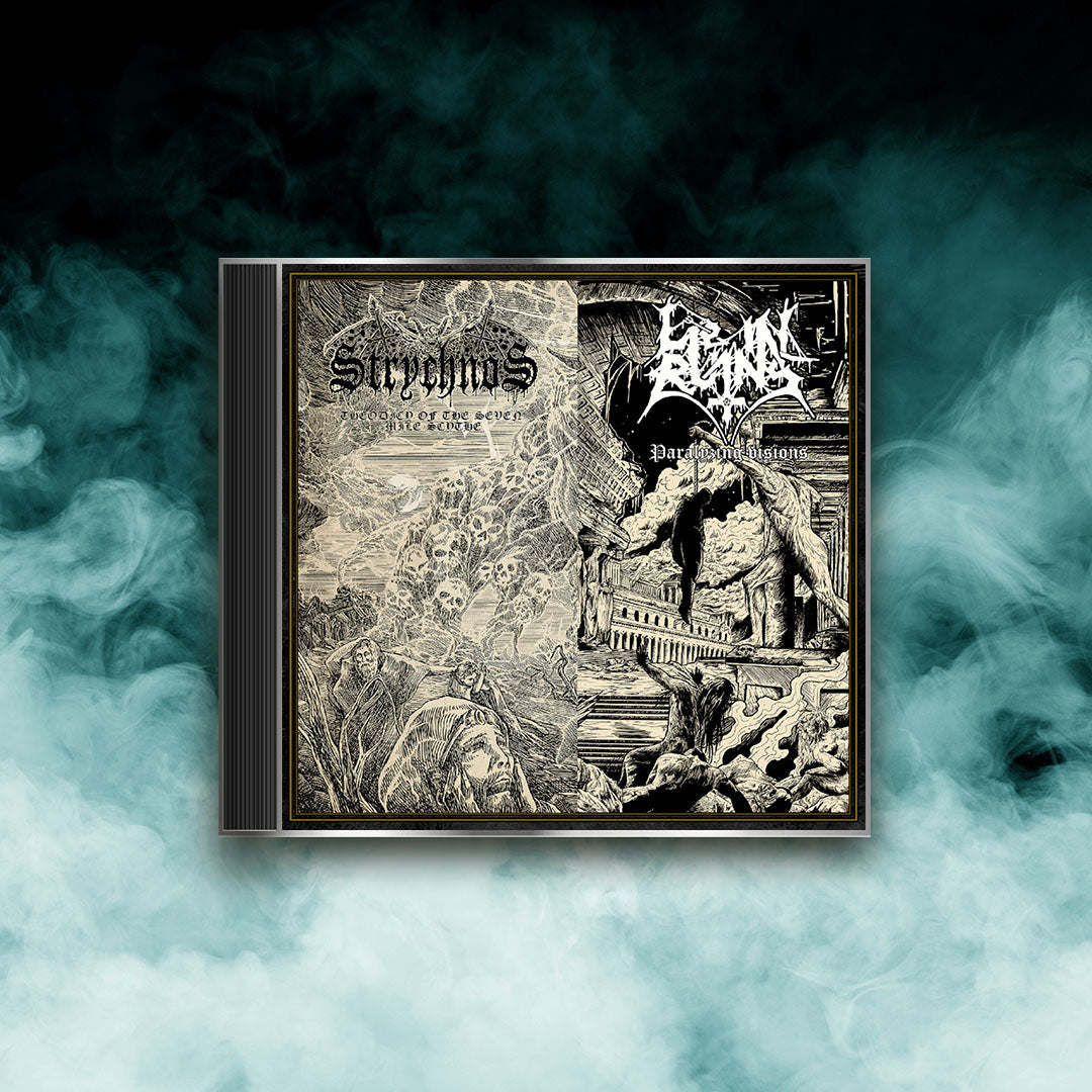 Lie in Ruins / Strychnos - Paralyzing Visions / Theodicy of the Seven Mile Scythe (CD)