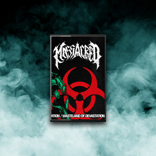 Massacred - Human Extermination / Wasteland Of Devastation (Tape)