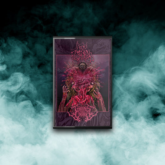 Open Flesh Wound / Gangrenous Flesh Consumption - Split Down the Middle (Tape)