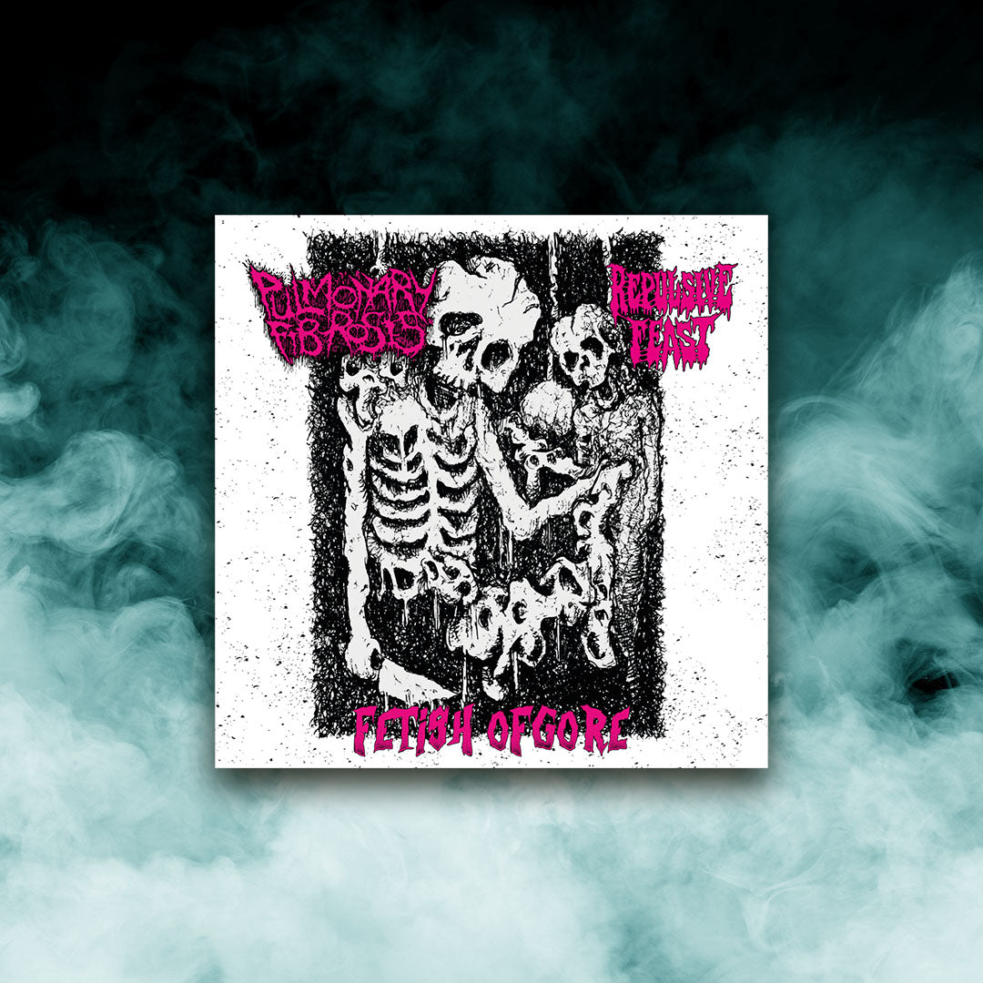 Pulmonary Fibrosis / Repulsive Feast - Fetish of Gore Split (7" vinyl)