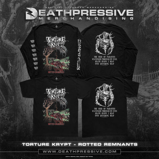 Torture Krypt - Rotted Remnants LONGSLEEVE T-shirt (Merch) PRE-ORDER